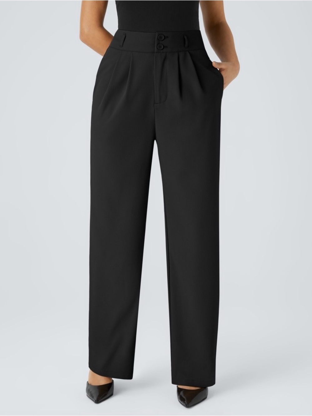 Halara High Waisted Straight Leg Work Pants